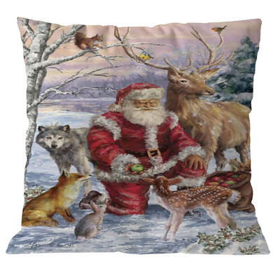 

〖Follure〗Cotton Linen Christmas Pillow Case Sofa Car Throw Cushion Cover Home Decor