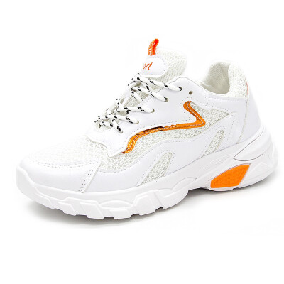 

YI XIE breathable sneakers womens old shoes womens wild Korean ulzzang student running shoes 7451