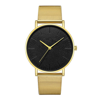 

RM Lady Women Watch Mesh Band Stainless Steel Analog Quartz Wristwatch Minimalist