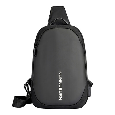 

Tailored Mens Simple Leisure Fashion Business Charge Security USB Chest Bag