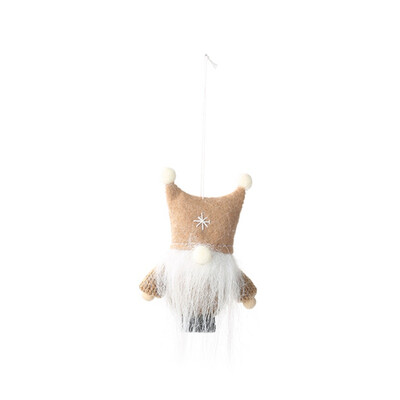 

Christmas Plush Gnome Doll Christmas Pendant Ornament With Hanging String Seasonal Xmas Tree Hanging Ornament Home Decoration