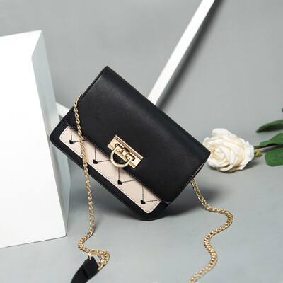 

Foreign-style women tide Korean version of Joker shoulder slung fashion chain small square bag