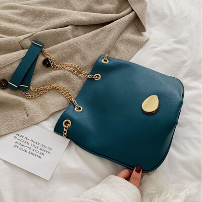 

Texture French minority small bag womens bag new 2019 small bucket bag messenger bag foreign style Joker simple