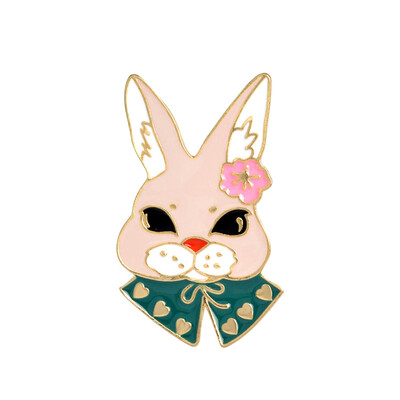 

New Lovely Metal Rabbit Pin Cute Brooch Pins Fashion Jewelry For Girl