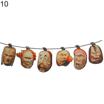 

Horrible Halloween Party Haunted House Hanging Garland Pennant Banner Decoration