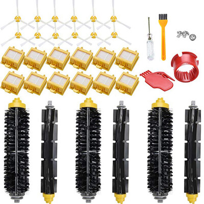 

Rubber Brushes Vacuum Cleaner Kit For IRobot Roomba 700 760 770780 790 Series