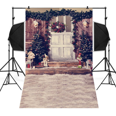 

〖Follure〗Christmas Backdrops Vinyl 3x5FT Fireplace Background Photography Studio