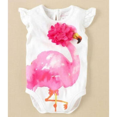 

Newborn Baby Girl Flamingo Swan Romper Jumpsuit Bodysuit Clothes Outfit Playsuit