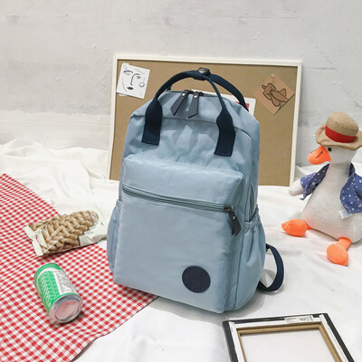 

Tailored Fashion Women Candy Color Backpack Large Capacity Bags Package Shoulder Bags