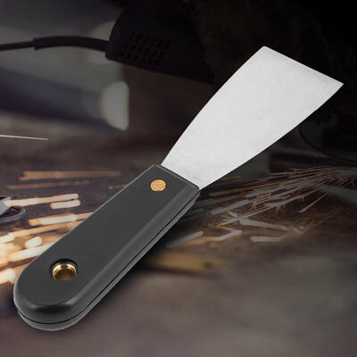 

Greensen Grey Knife Scraper Wallpaper Paint Shovel Stainless Steel Putty Knife Blade Soft Grip Handle