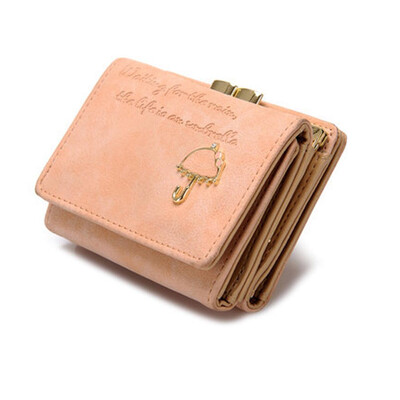 

Tailored Women Umbrella Leather Wallet Button Clutch Purse Girl Short Handbag Bag BG