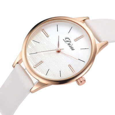 

RM Luxury Fashion Lady Simple Dial Leather Belt Watch Two Tone Quartz Watch