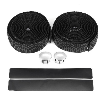 

Handlebar Tape Bike Road Flexible Rubber Handle Grip Bar Tape & Bar Plug