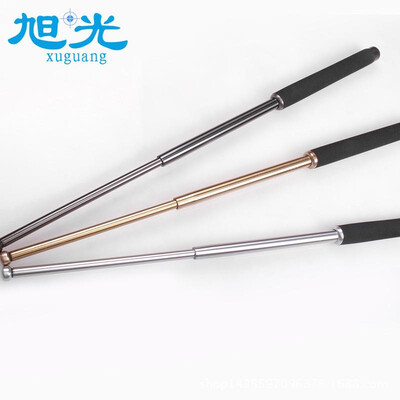 

Crowbar retractable self-defense stick whip three sticks short stick steel fell stick car stick alloy steel window breaker Regular