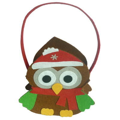 

Toponeto Merry Christmas Gift Bag Owl Candy Sugar Pouch Bags Xmas Handbag Decor Supplies