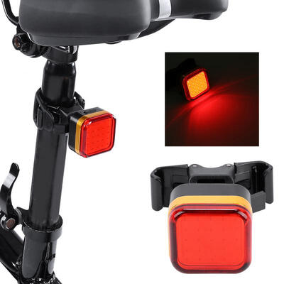 

Greensen Outdoor LED Bike Rear Safety Lamp Tail Warning Red Light Night Riding Accessory