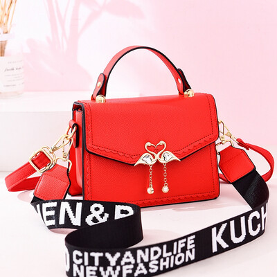 

Womens Bag New Chaotic Net Red Summer Qingxinsen Simple Baitao Fashion Single Shoulder Slant Bag