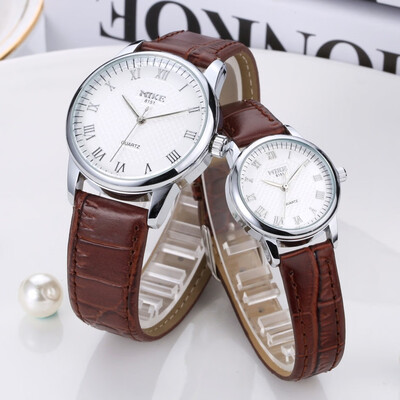 

Spring meters can be mixed with men&women couples steel belt waterproof on the table heart watch sales