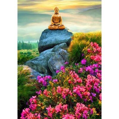 

5D DIY Full Drill Diamond Painting Buddha Statue Cross Stitch Mosaic Kits
