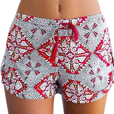 

Tailored Women Sexy Hot Pants Print Casual Shorts Mid Waist Short Pants