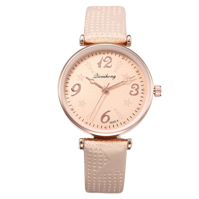 

RM Women Fashion Leather Band Analog Quartz Round Wrist Watch Watches