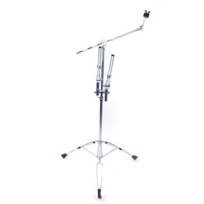 

Ktaxon Professional Pedal Control Style Double Tom Drum StandSilver & Black