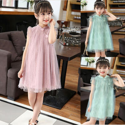 

Princess Kids Flower Girl Dress Lace Tulle Dress Party Pageant Wedding Dresses