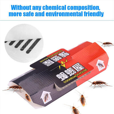 

Greensen 10 PCS Roach House Glue Traps Pest Ants Spiders Cockroach Control Killer