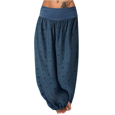 

Tailored Women Long Pant Loose Baggy Harem Sport Pants Trousers Print Beach Slight Pants