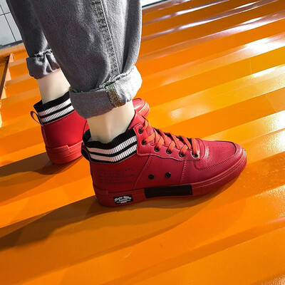 

New summer England socks mouth state board shoes men Joker Korean version of high white shoes sports shoes