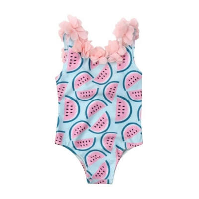 

Toddler Kid Baby Girls Backless Watermelon Bikini Swimwear Swimsuit Bathing Suit