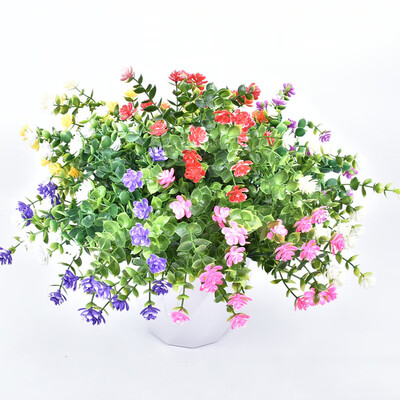 

1 Bunch Plastic Fake Plant Artificial Greenery Shrubs Branches Flower Indoor