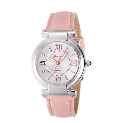

Geneva student watch exquisite temperament ladies watch fashion belt casual quartz womens watch