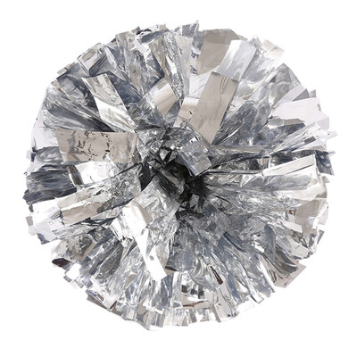 

〖Follure〗Metallic Foil And Plastic Ring Handheld Pom Poms Cheerleading Party Decor