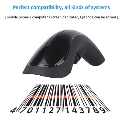

RF1000G Wireless Barcode Scanner Handheld Wechat Scanner Reader for Mobile Payment Computer Screen Supermarket Retail Store Wareho