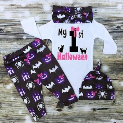 

US Newborn Infant Baby Girl Clothes Romper Jumpsuit BodysuitLong Pants Outfits