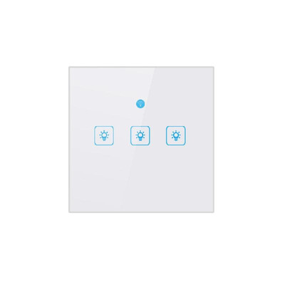 

WiFi Smart Touch-Switch Wall Switch Light EU Standard Touch-Screen Switch Crystal Glass Panel LED Lamp Switches