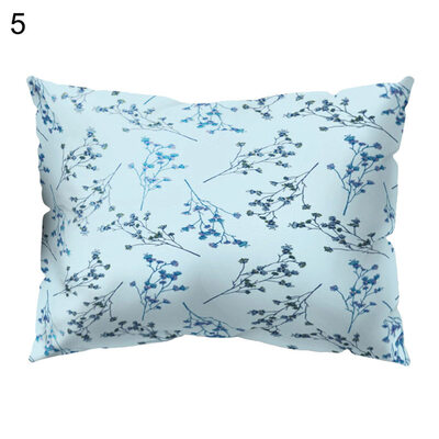 

Flower Irregular Pattern Throw Pillow Case Cushion Cover for Home Office Cafe