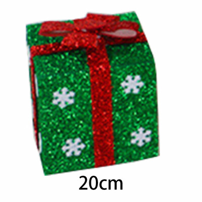 

Christmas Festival Decoration Gift Box Xmas Store Supplies Shop Window Present