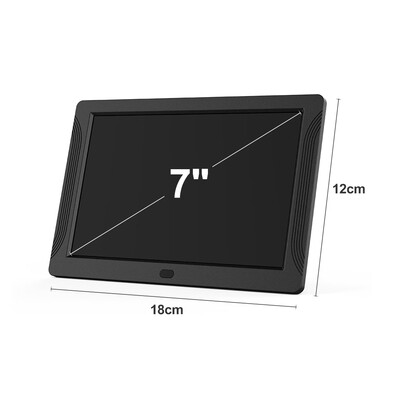 

Andoer P701 7 Inches LED Digital Photo Frame Desktop Electronic Album 1280800 HD 169 Display Supports MusicVideoPhoto PlayerA