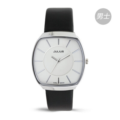 

2019 new juli couple watches a pair of Korean waterproof fashion student mens watches square belt womens watches
