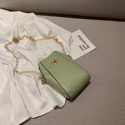 

Summer simple small bag female 2019 new chic Messenger bag tide wild shoulder bag fashion chain mobile phone bag
