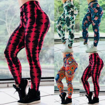 

Women 3D Print YOGA Gym Sports Leggings high waist Fitness Pant Workout Trousers