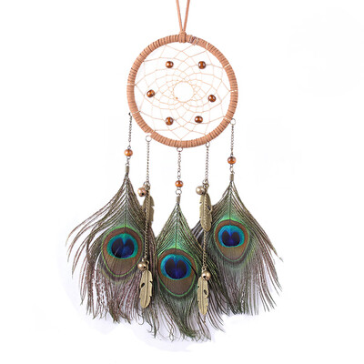 

Feather Bell Dream Catcher Wall Hanging Home Car Decor Craft
