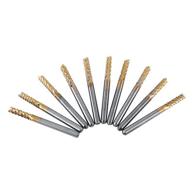 

Greensen 10pcs 3175mm Carbide End Mill 18 Shank Titanium Coated CNC PCB Engraving Bit Milling Cutter Rotary Burrs