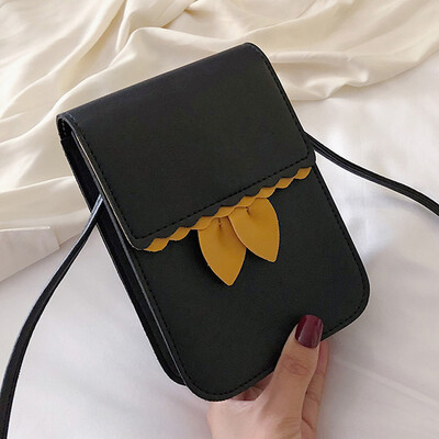 

Cute mobile phone bag girl 2019 new single shoulder zero wallet fashion slant small square bag simple bag