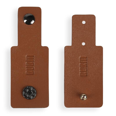 

BUBM LXDC-2P-01 Personalized Headset Magnetic Button Rectangular Cable Management 2PCS Black