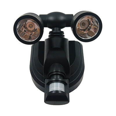 

Solar Powered Adjustable Twin-Head Spotlight Outdoor PIR Motion Sensor Floodlight 4LED Security Lights 220LM Waterproof for Garden