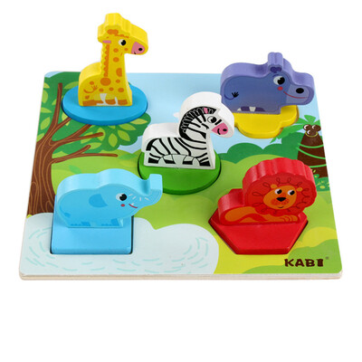 

Tailored Kids Baby Wooden Anime 3D Puzzle Wooden Geometric Learning Educational Toy