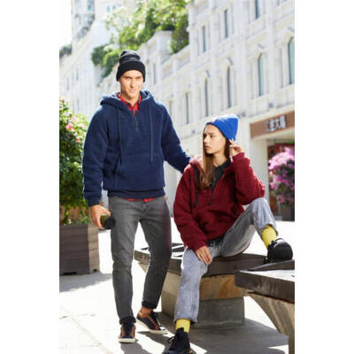 

Men Women Warm Hoodie Fleece Hooded Sweatshirt Coat Tops Jumper Sweater Outwear